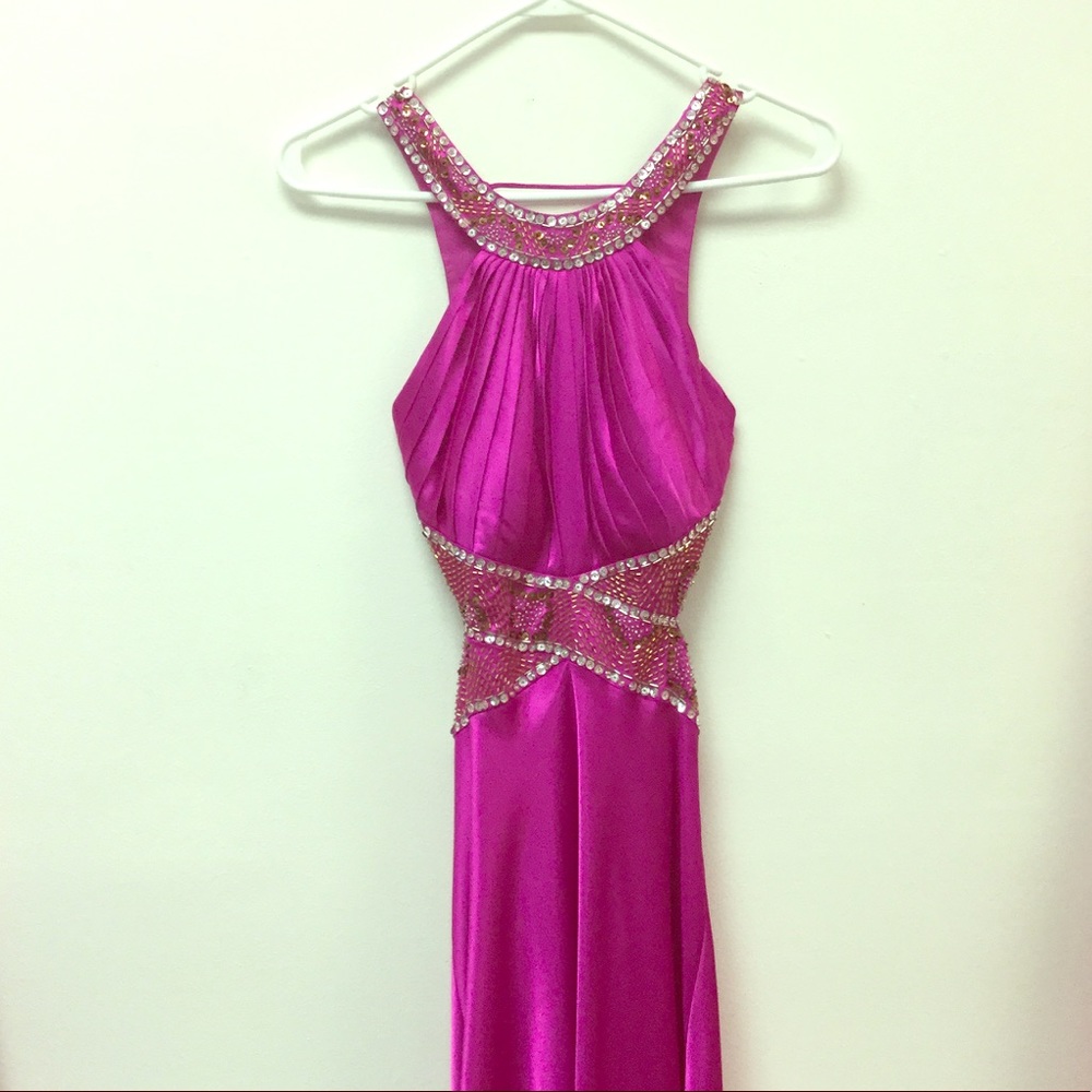 Bright Pink Prom dress